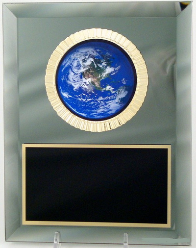 Earth Day Logo Mirror Plaque-Plaque-Schoppy's Since 1921