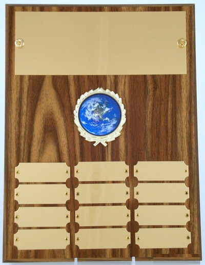Earth Day Logo Perpetual Plaque-Plaque-Schoppy's Since 1921