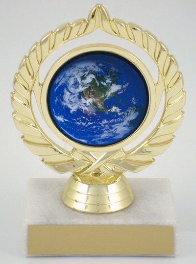 Earth Day Logo Trophy-Trophies-Schoppy's Since 1921