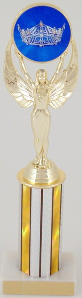 Achievement Trophy with Full Color Crown - Medium-Trophy-Schoppy&