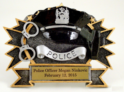 Police Stand Up Resin-Trophies-Schoppy's Since 1921
