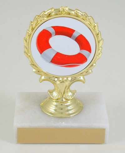 Lifeguard Logo Trophy Small-Trophies-Schoppy's Since 1921
