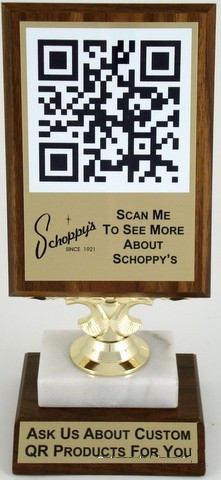 QR Code Display-Sign-Schoppy's Since 1921