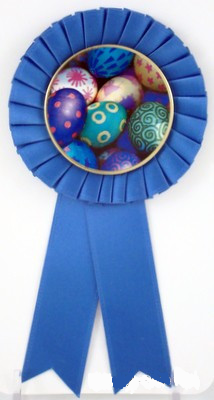 Small Rosette Ribbons - Easter Logo-Ribbon-Schoppy's Since 1921