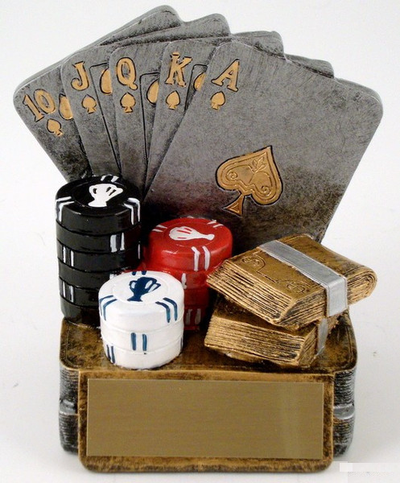 Poker Theme Resin-Trophies-Schoppy's Since 1921
