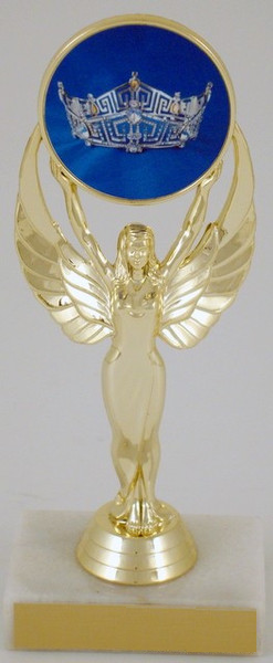 Achievement Trophy with Full Color Crown - Flat-Trophy-Schoppy's Since 1921
