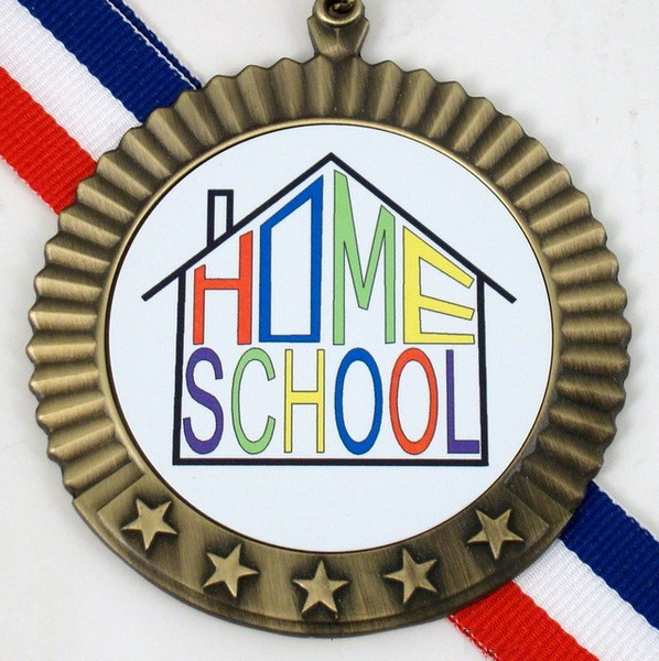 Home School Five Star Medal-Medals-Schoppy&