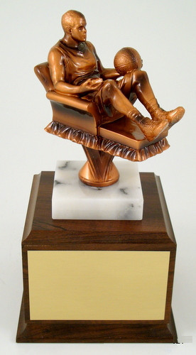 Recliner Basketball Trophy - Medium-Trophies-Schoppy&