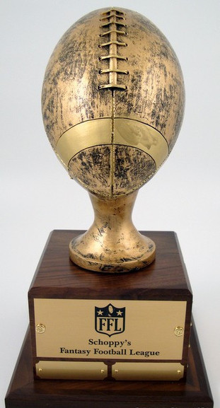 Fantasy Football Trophy - Perpetual FF2 Bronze-Trophies-Schoppy's Since 1921