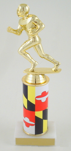 Maryland Football Original Metal Roll Column-Trophies-Schoppy's Since 1921
