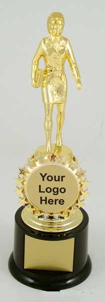 Salesperson Logo Trophy-Trophies-Schoppy&