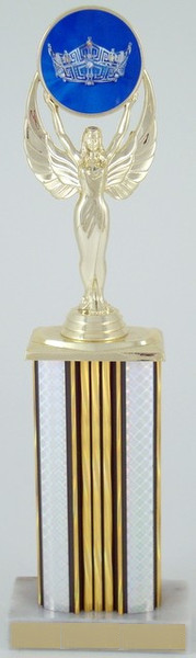 Achievement Trophy with Full Color Crown - Large-Trophy-Schoppy's Since 1921