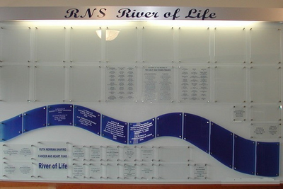 RNS River Of Life Donor Wall-Donor Project-Schoppy's Since 1921