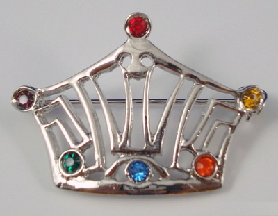 Rainbow Crown Pin-Medals-Schoppy's Since 1921