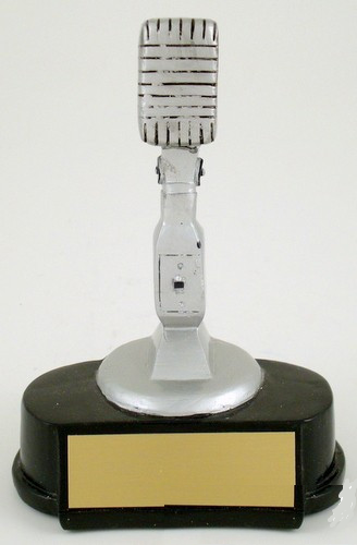 Vintage Microphone Resin Trophy-Trophies-Schoppy's Since 1921