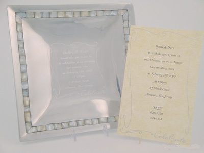 Pearl Inlay Invitation Tray-Gift-Schoppy's Since 1921
