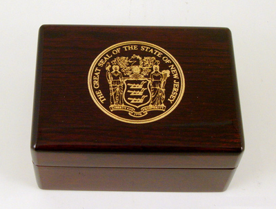 Great State of New Jersey Seal Box-Box-Schoppy's Since 1921