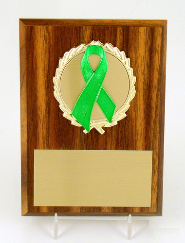 Awareness Ribbon 4" x 6" Half Plaque-Trophy-Schoppy's Since 1921