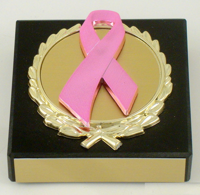 Awareness Ribbon Black Marble Paperweight-Paperweight-Schoppy's Since 1921