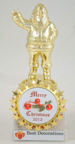 Santa Trophy with Christmas Logo-Trophies-Schoppy's Since 1921