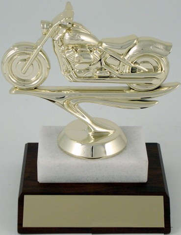 Softail Motorcycle on Marble Base-Trophies-Schoppy&