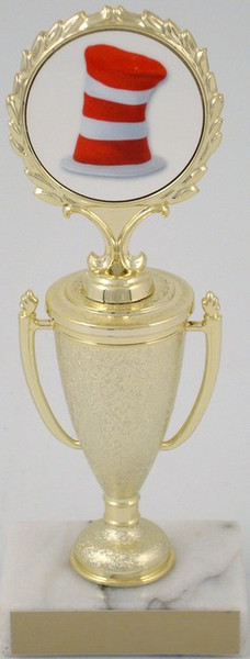 Hat Logo on Cup-Trophies-Schoppy's Since 1921