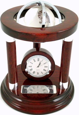 Galaxy Globe and Clock-Clock-Schoppy's Since 1921