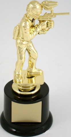 Paintball Trophy on Round Base-Trophies-Schoppy&