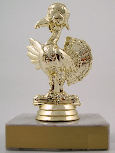 Turkey Trophy On Marble Base-Trophies-Schoppy's Since 1921