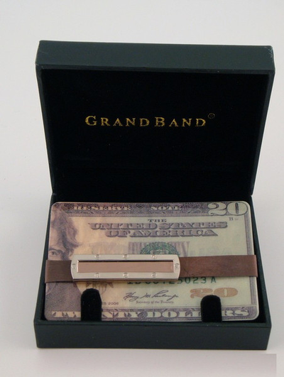 Grand Band Stainless Steel Screw Frame Copper-Money Clip-Schoppy's Since 1921