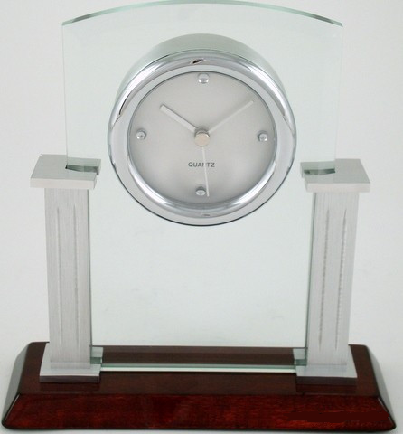 Leeber Glass Desk Clock-Clock-Schoppy&