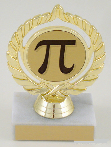 Pi Math Logo Trophy-Trophies-Schoppy's Since 1921