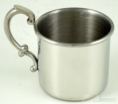 Pewter Baby Cup by Empire Silver-Gift-Schoppy's Since 1921
