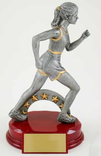 Female Track Runner Resin Trophy-Trophies-Schoppy's Since 1921