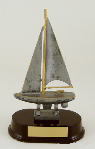 Sailboat Resin Trophy-Trophies-Schoppy&