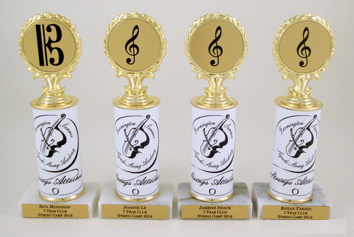 Your Logo Music Original Metal Roll Column Trophy Set-Trophies-Schoppy's Since 1921