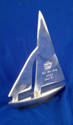 Handmade Metal Sailboat Award-Trophies-Schoppy's Since 1921