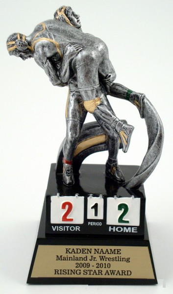Motion Extreme Trophy - Wrestlers on Stand-Trophies-Schoppy&