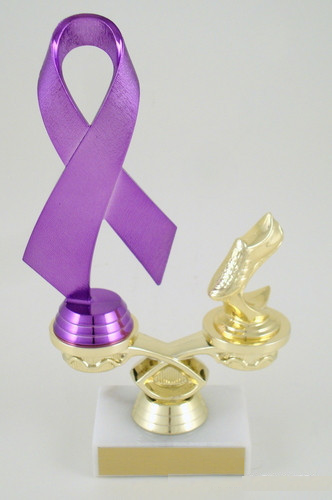 Awareness Ribbon Walk Event Trophy-Trophies-Schoppy's Since 1921