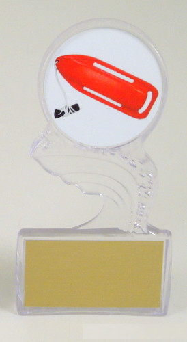 Lifeguard Small Crest of the Wave Trophy-Trophies-Schoppy's Since 1921