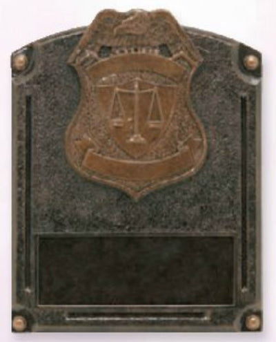 Police Resin Figure-Plaque-Schoppy's Since 1921