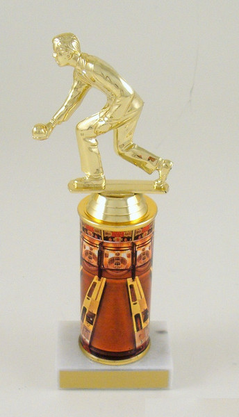 Skee Ball Original Metal Roll Column Trophy-Trophy-Schoppy's Since 1921