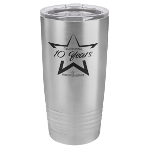 20 oz. Polar Camel Ringneck Vacuum Insulated Tumbler Mug with Clear Lid - Schoppy's Since 1921