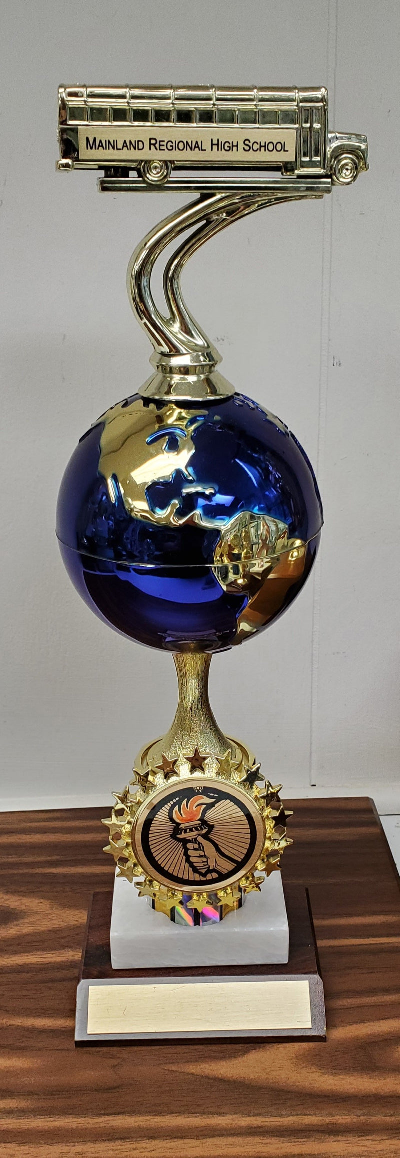 Personalized School Bus Trophy for the Worlds&