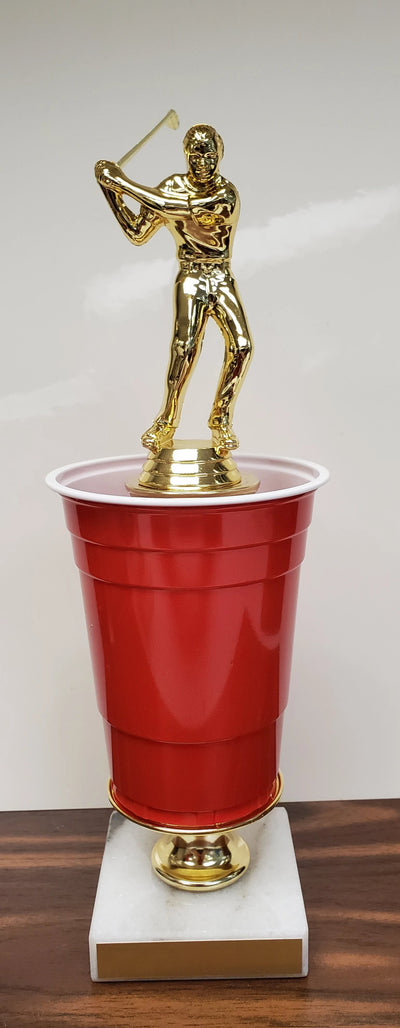 Golf Beer Pong Trophy - Size Large or Small-Trophies-Schoppy's Since 1921
