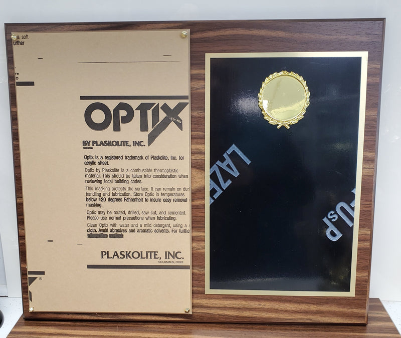 Legal Size Plexi Certificate Plaque with Your Seal or Logo, City, County or State Seal-Plaque-Schoppy&