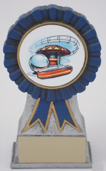 Pinball Logo on Ribbon Resin-Trophies-Schoppy's Since 1921