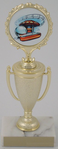 Pinball Logo on Cup-Trophies-Schoppy's Since 1921