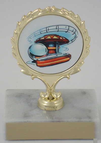 Pinball Logo Trophy-Trophies-Schoppy's Since 1921