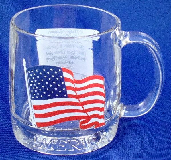 American Flag Coffee Mug 13 oz-Glasses-Schoppy&